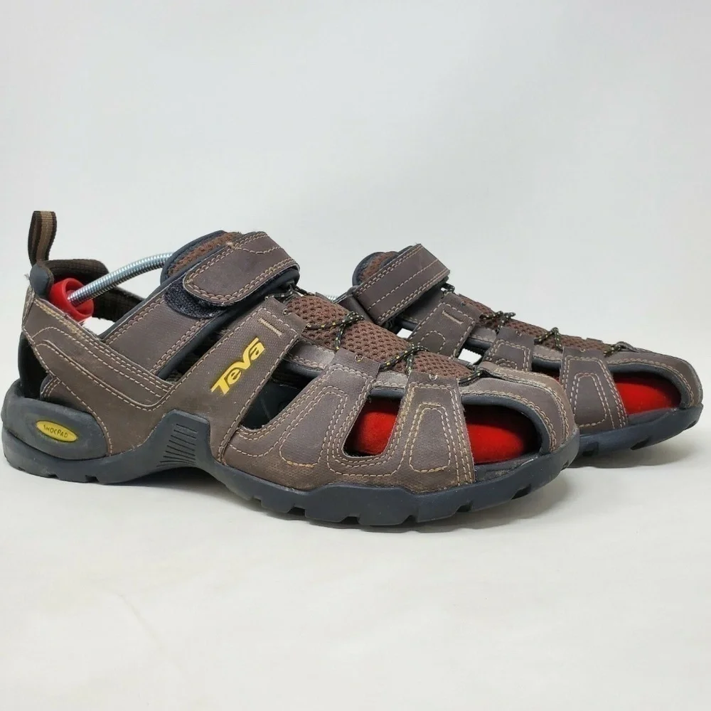 Teva Men's M Forebay Sandals Coffee Brown 1001116 Size 11